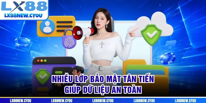 Nhiều lớp bảo mật tân tiến giúp dữ liệu an toàn